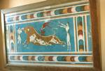 Knossos - Fresco, Bull Leaping, Crete, Greece
