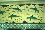Knossos - Dolphin Fresco, Crete, Greece