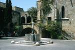 Old Town - Fountain & Courtyard, Rhodes, Greece