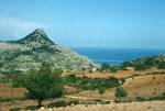 On Road to Lindos (Hill & Monastery), Rhodes, Greece