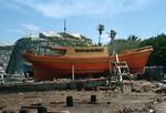 Wooden Ship Being Built, Kos, Greece