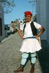 Greek in Native Costume, Patmos, Greece