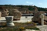 Column Head Near Antoninus' Baths, Carthage, Tunisia