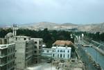 R Barada from Hotel Roof, Damascus, Syria