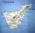 Map of Tenerife, Spain - Canary Islands