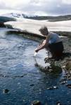 Pat Washing Her Smalls, Jokuldalur, Iceland