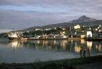 Evening at the Harbour, Reflections, Akureyri, Iceland