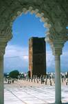 Tour Hassan Through New Mausoleum, Rabat, Morocco