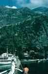 Coming into Kotor, Boka of Kotor, Montenegro (Yugoslavia)
