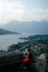Joan, Looking Down from Fortress, Kotor, Montenegro (Yugoslavia)