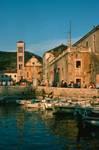 Inner Harbour & Town Hall, Hvar Island, Croatia (Yugoslavia)