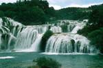 Krk Lakes, Waterfall, Sibenik, Croatia (Yugoslavia)