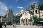 Main Square, Churches, Taormina, Italy - Sicily