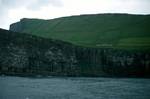 House Visible, Approaching Cliffs of Stora Dimon, Faroes