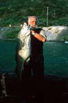 Fisherman with Huge Cod, Narssarssuaq, Greenland