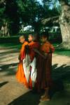 Near Dagoba - 4 Little Monks Smiling, Anuradhapura, Ceylon
