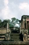 Entrance to Circular Relic House, Polonnaruwa, Ceylon