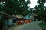Road, Line of Monks, Matara, Ceylon