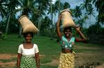 Women with Loads on Heads, Near Negombo, Ceylon