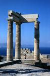 Lindos - Columns, Rhodes, Greece