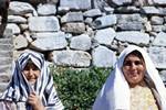 2 Turkish Ladies, Didyma - Temple of Apollo, Turkey