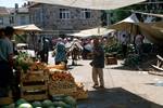 Fruit Market in Square, Marmaris, Turkey