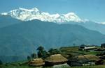 Mountains & Thatched Houses, Dhampus, Nepal