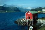 Red Hut, Selfjord, Norway, Lofoten Islands