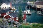 Rorbu & Boats, Nusfjord, Norway, Lofoten Islands