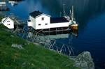 Black / White Shed, Boat, Reine, Norway, Lofoten Islands