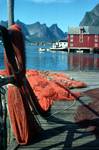 Orange Nets, Reine, Norway, Lofoten Islands