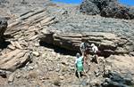 Basalt Formation & Figures, Towards Hoggar, Algeria