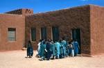 Queue into School, Ideles, Algeria