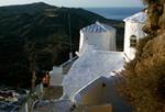 Monastery Hill - Church & Figures, Skyros, Greece