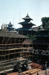 Temples & Scaffolding, Katmandu, Nepal