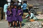 5 Schoolgirls in Purple, Katmandu, Nepal