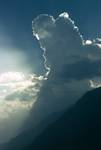 Towering Cloud, Above Dhunche, Nepal
