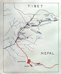Map - Langtang Route, Nepal