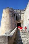 Foreign Legion at Citadel Door, Bonifacio, Corsica