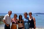 Mike, Ann, Chris, Anna & Gina, South of Sagone, Corsica