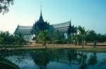 Aynthya Hall from Lake, Ancient City, Thailand