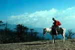 KP on White Pony, Sakargham, Eastern Himalayas