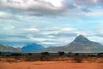 Desert & Conical Hills, Leaving Marsabit, Kenya