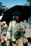 Old Man With Umbrella, South of Sana'a, North Yemen