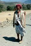 Old Man on Road, A Village, North Yemen
