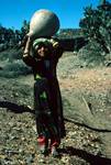 Girl With Water Jar, Near Taiz, North Yemen