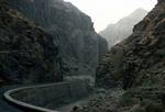 Chinese Road in Mountain Gorge, Between Hodeidah & Manakha, North Yemen