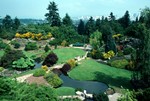 Sunken Garden in Queen Elizabeth Garden, Vancouver, Canada