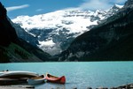 Lakeside & Canoes, Lake Louise, Canada