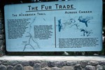 Plaque, Athabasea Trail, Canada